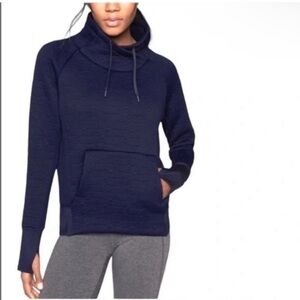 Athleta Geometric Elevation Funnel Neck Sweatshirt